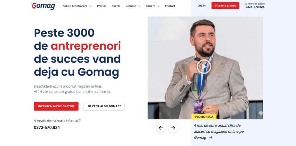 Gomag - Soluția completă de eCommerce din România, cu suport local