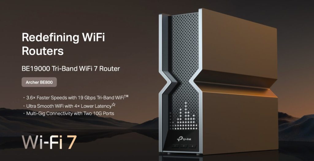TP-Link Router Wireless Wifi 7 - Archer BE800