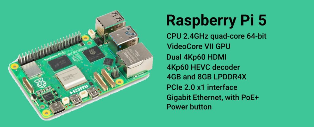 Raspberry Pi 5 specificatii cheie