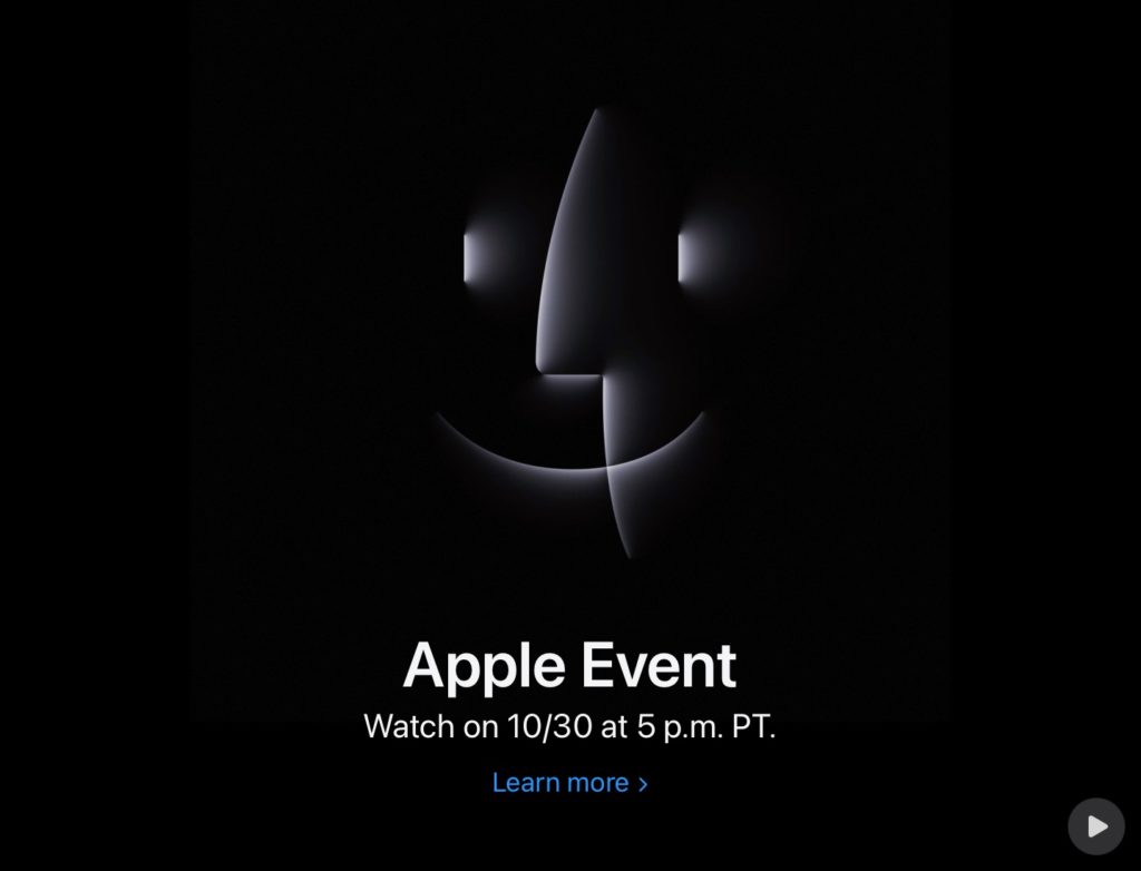 Eveniment Apple 30 Octombrie 2023